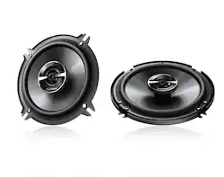 Pioneer - 5 1/4" 2-way Coaxial Speakers (Pair) - Black - Front_Zoom