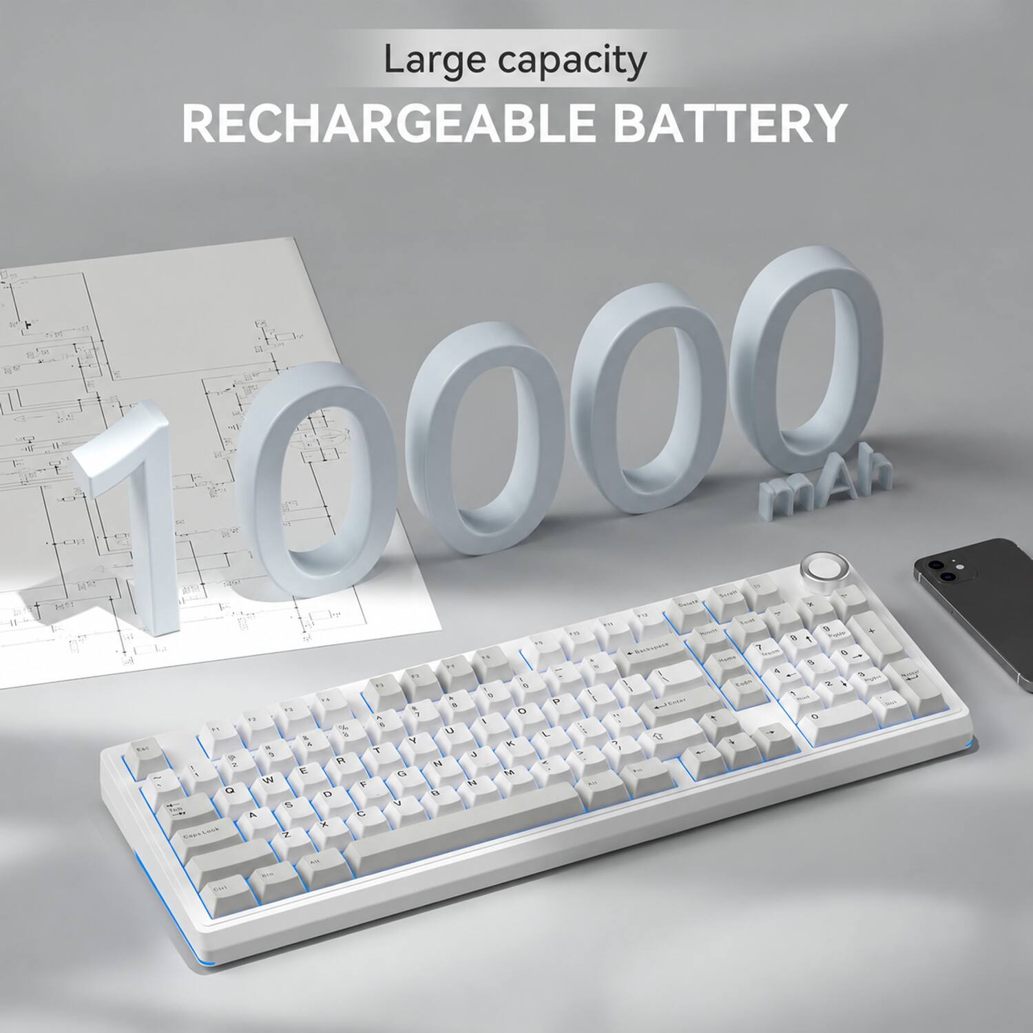 Large capacity RECHARGEABLE BATTERY 10000mAh
