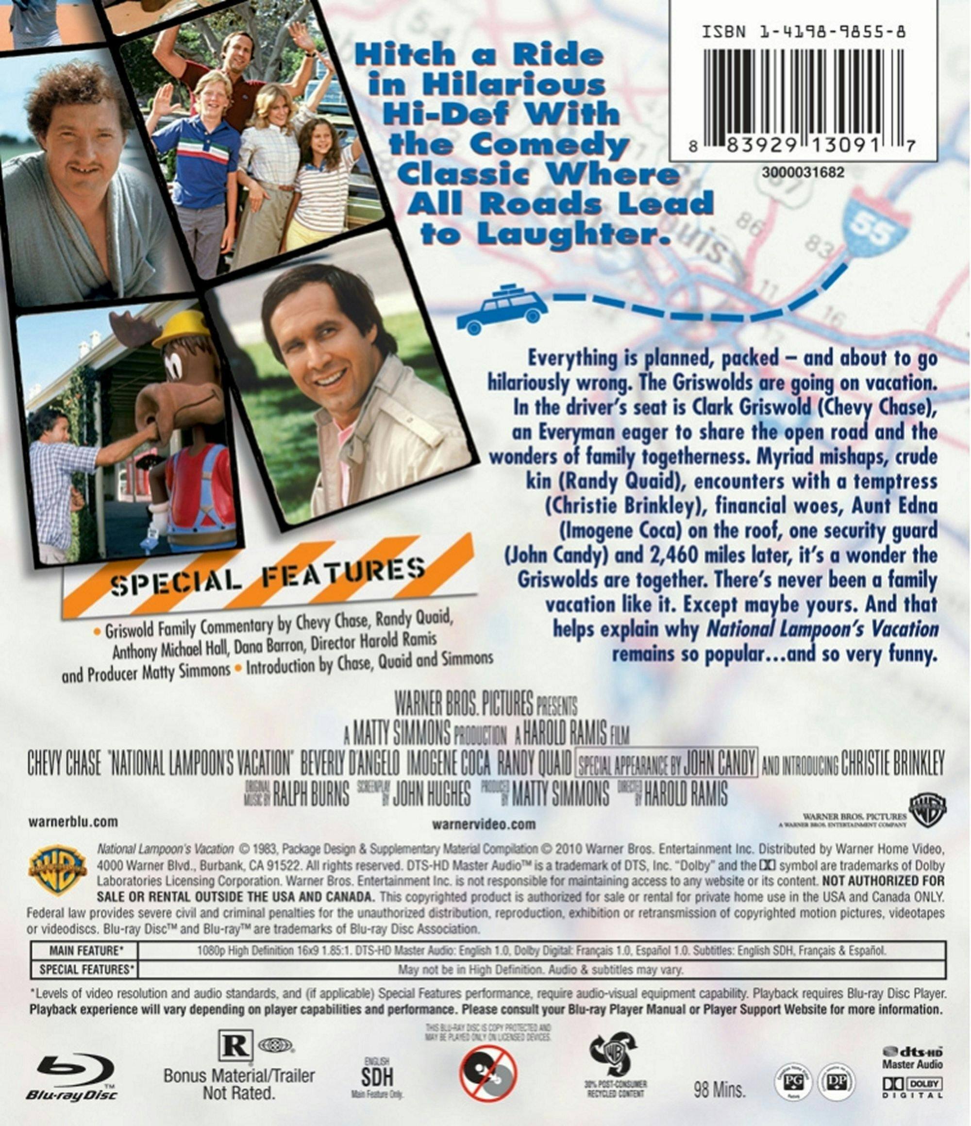 Back. National Lampoon's Vacation [Blu-ray].