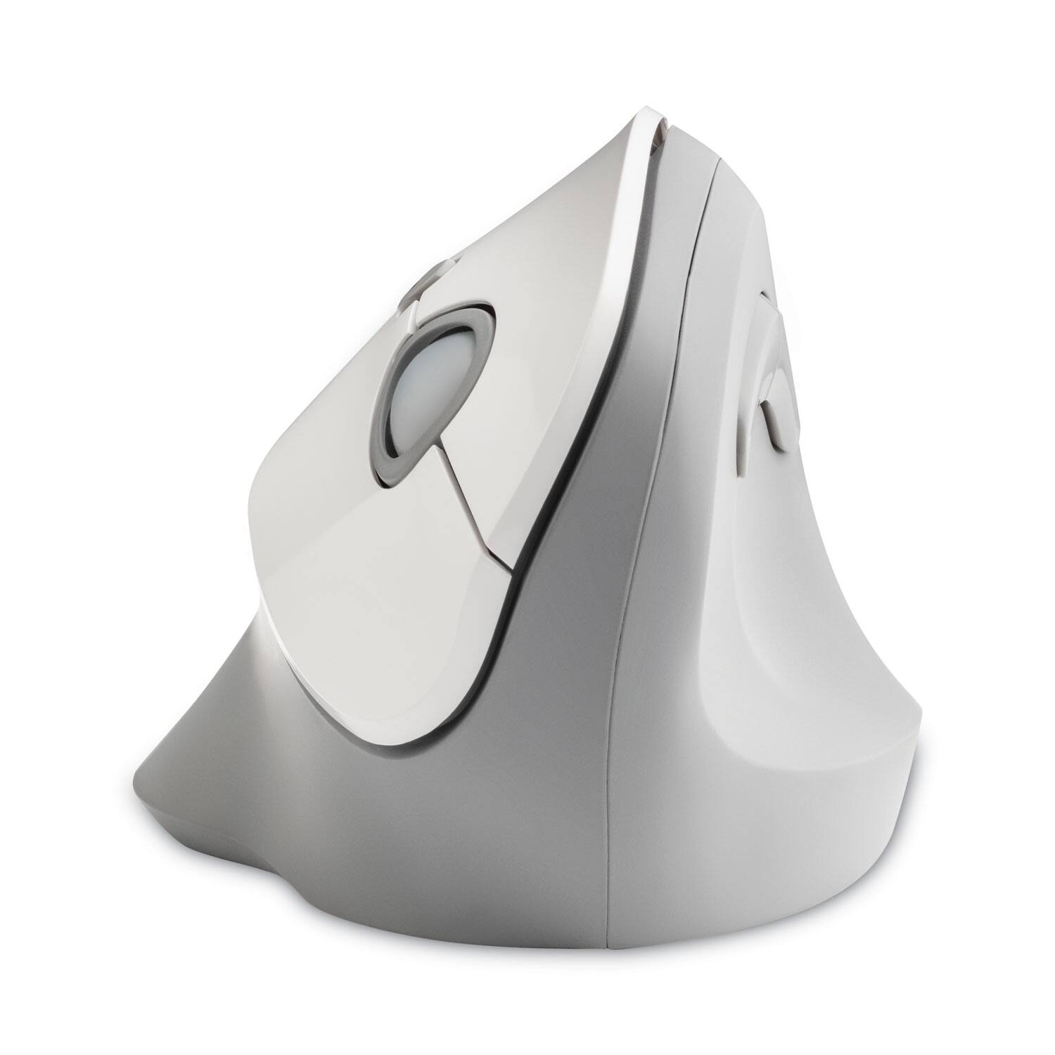 Alt View 4. Kensington - Kensington K75520WW Pro Fit Ergo Vertical Wireless Mouse for Right Hand Use - Gray - Gray.
