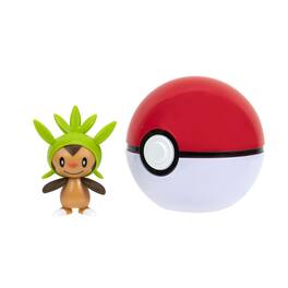 Pokémon - Pokemon Clip N Go Poke Ball Set | Chespin - Multi-Colored
