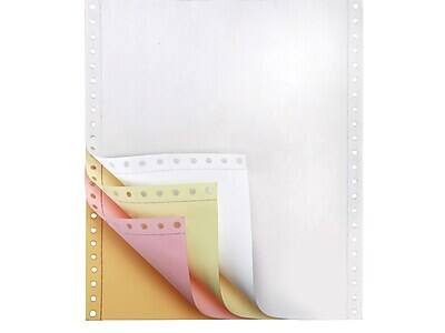 Alt View 2. Staples -  9.5" x 11" Carbonless Paper, 15 lbs, 100 Brightness, 800/Carton  - White/Pink/Canary.