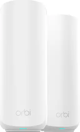 NETGEAR - Orbi 260 Series BE3600 Dual-Band Mesh Wi-Fi 7 System (2-pack) - White