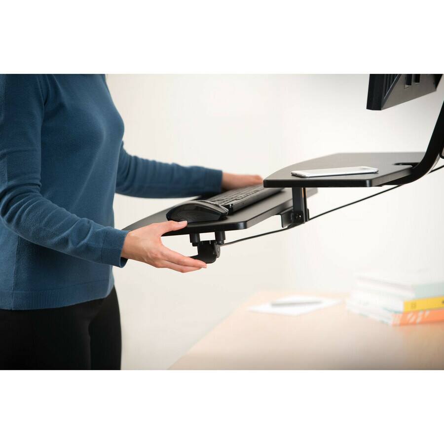 Alt View 5. Kensington - Kensington SmartFit Desk Mount for Monitor, Keyboard - 2 Display(s) Supported - 24" Screen Support - 22.50 lb Load - Unknown.