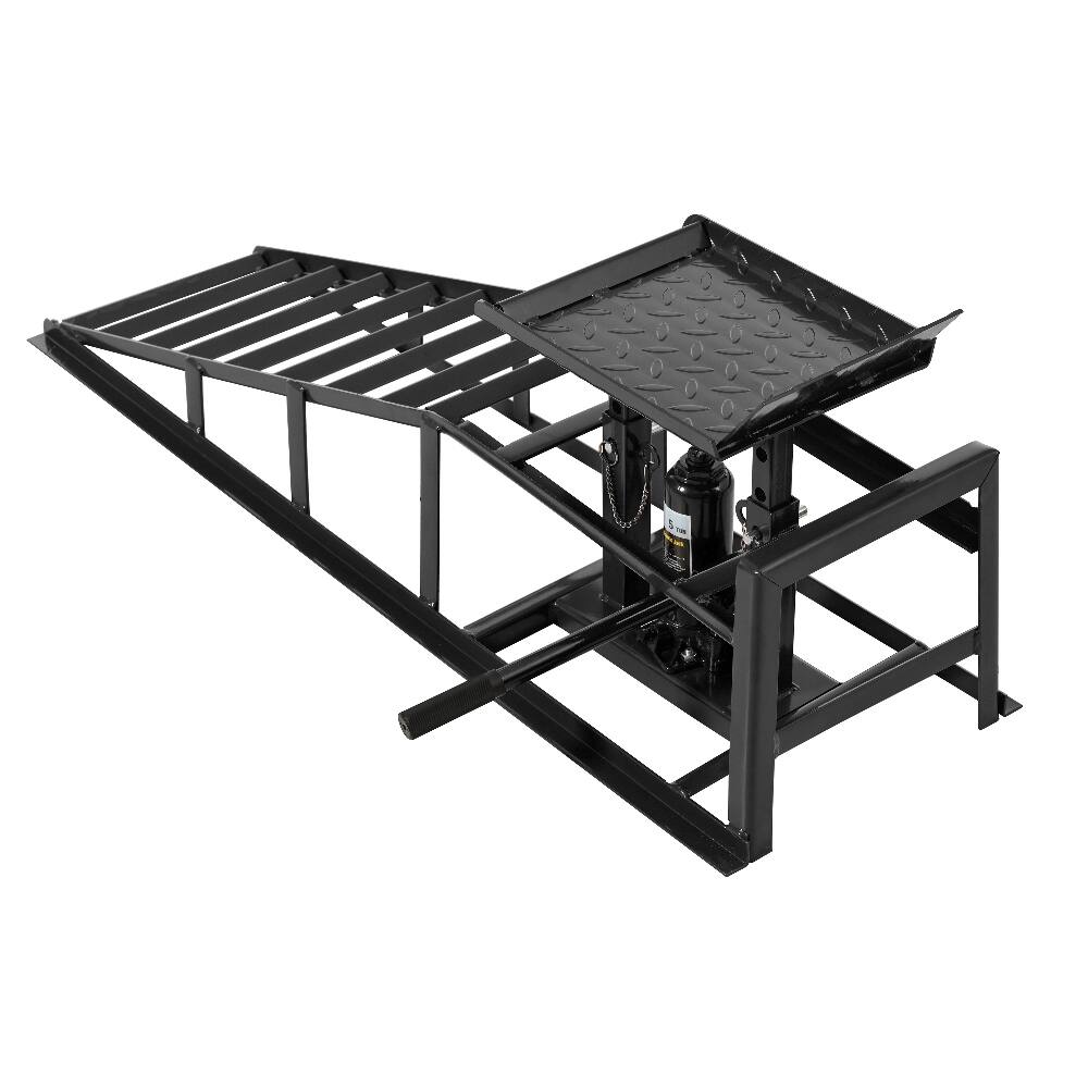 Left. Ropilly - Ropilly 5 Ton Hydraulic Car Ramps Truck Service Lift 2 Pack.