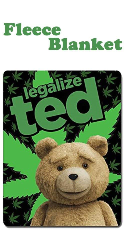 Fleece Blanket  
legalize ted