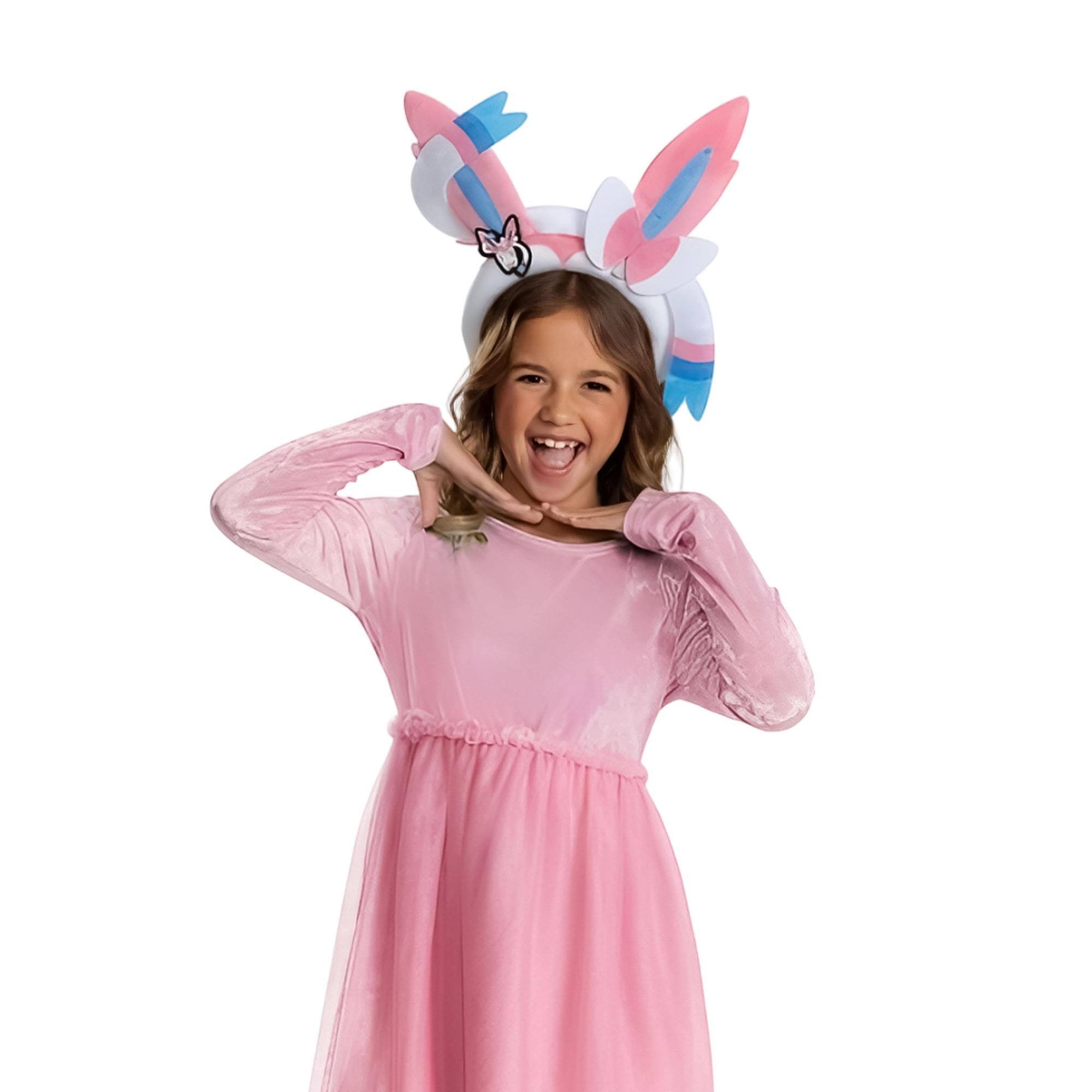 Alt View 1. Disguise - Pokemon Sylveon Costume Ears | Unisize 8+ - Pink.