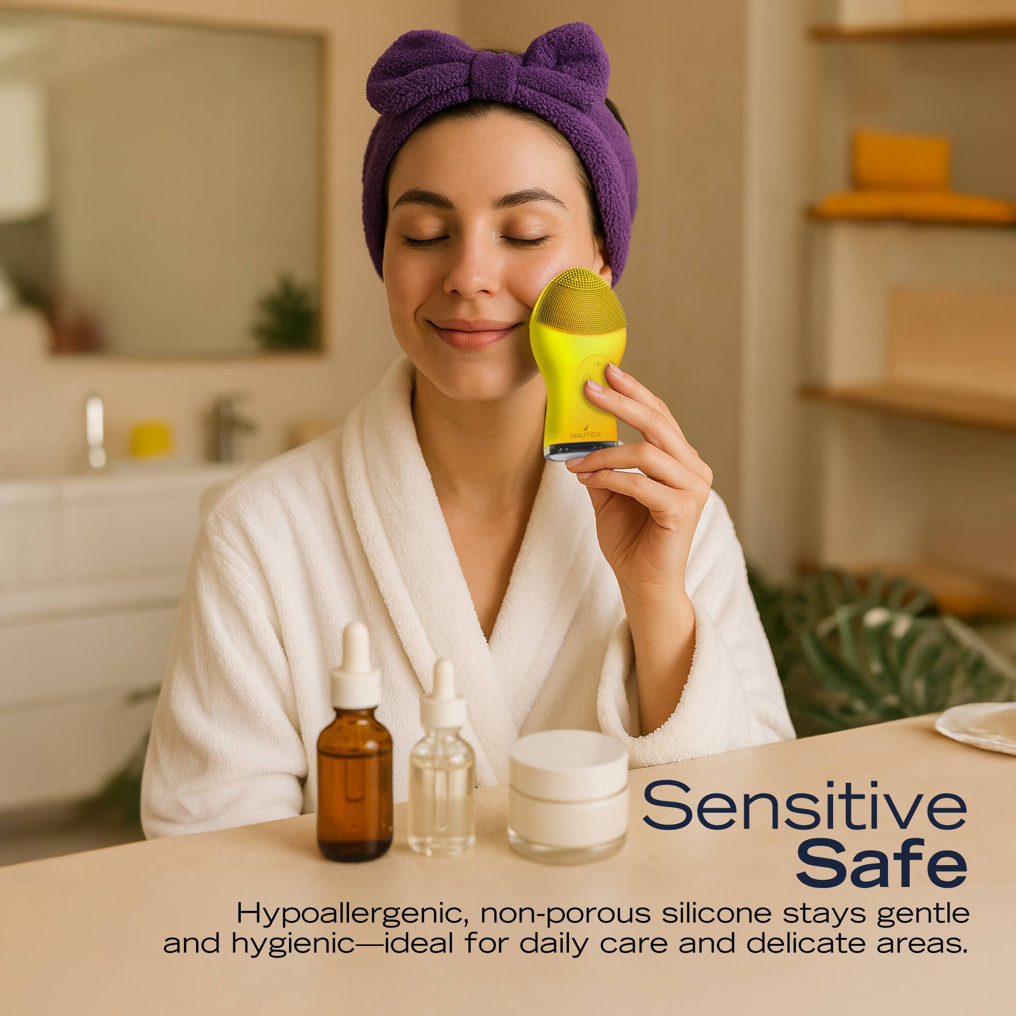 Sensitive Safe

Hypoallergenic, non-porous silicone stays gentle and hygienic—ideal for daily care and delicate areas.