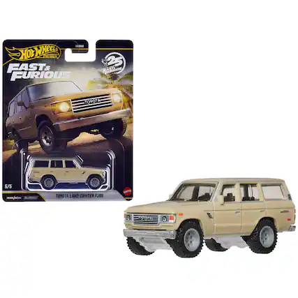 Hot Wheels Premium
Fast & Furious
Toyota Land Cruiser FJ60
25th Anniversary
5/5
Metal & Alloy
RealRide
Mattel