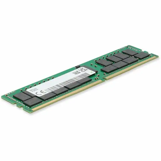 Front. AddOn - AddOn Dell® AA579531 Compatible Factory Original 32GB DDR4-2933MHz Registered ECC Dual Rank x4 1.2V 288-pin CL17 - Black.