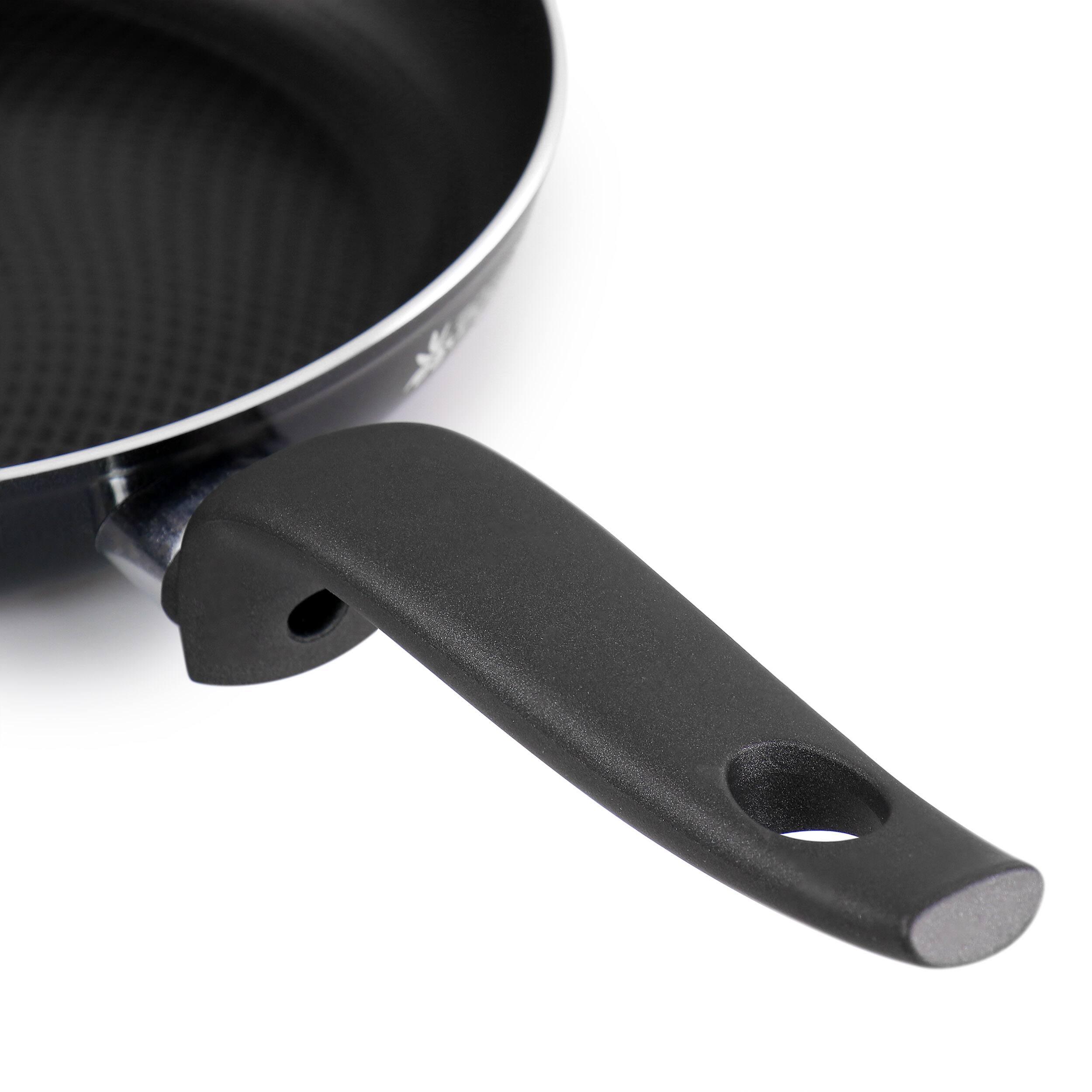 Alt View 5. Gibson - Tosca Cortona 10 Inch Nonstick Aluminum Frying Pan in Cool Black - Cool Black.