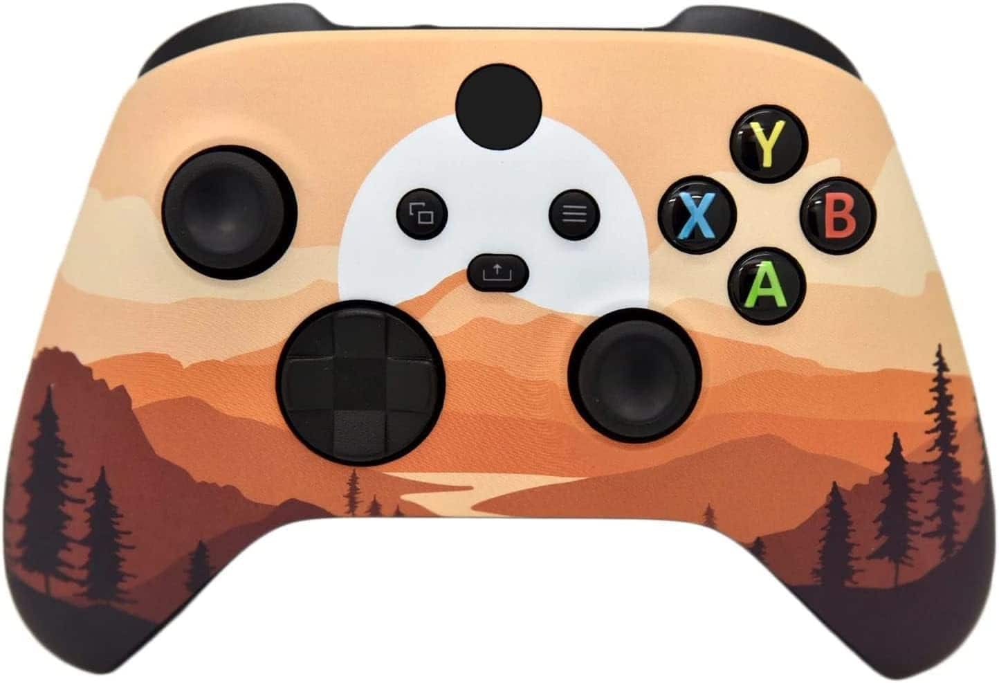 ProControllers - Wireless Xbox Custom Controller – Compatible with Xbox One, Xbox Series X, Xbox Series S & PC - Mountain Sunset - Multi