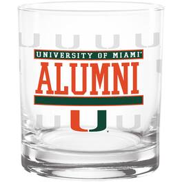 Indigo Falls - Miami Hurricanes 14oz. Repeat Alumni Rocks Glass - Multicolor