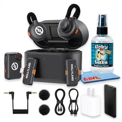G + W INa TRE HOLLYLAND I Coe HOLLYLAND TX2 Goby Labs Headphone Cleaner LECHTORICS AVE E
HOLLYLAND TX2
Goby Labs Headphone Cleaner
SAVE ELECTRONICS