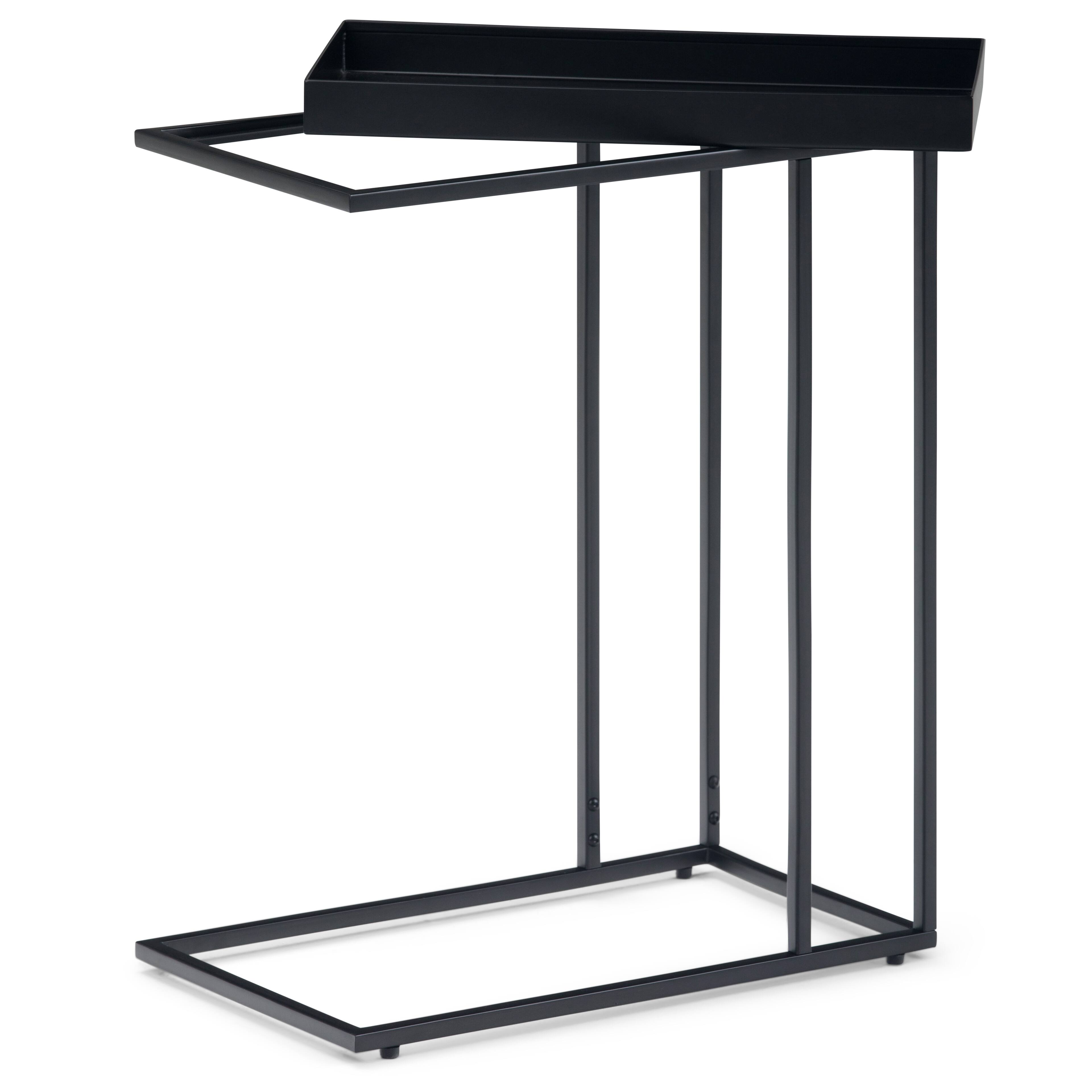 Alt View Zoom 14. Simpli Home - Garner Tray Top C Side Table - Black.