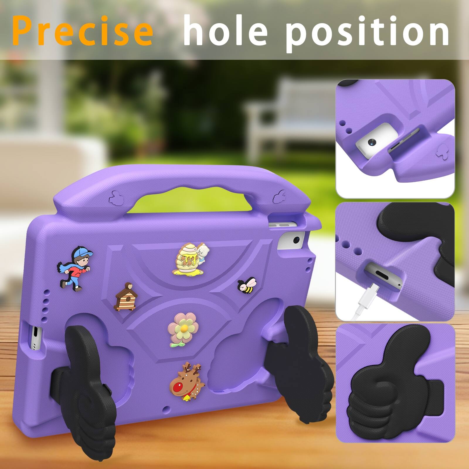 Precise hole position
