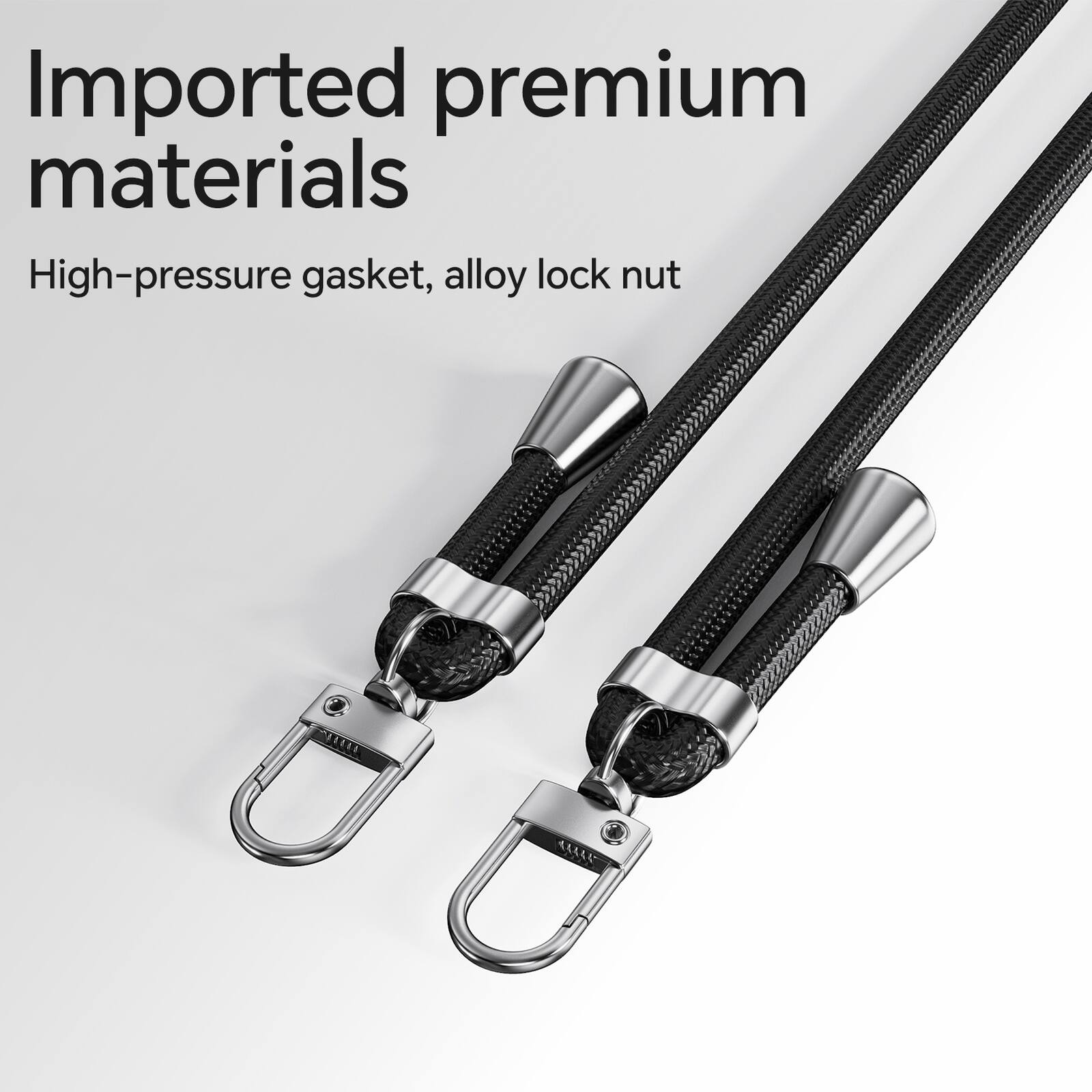Imported premium materials  
High-pressure gasket, alloy lock nut