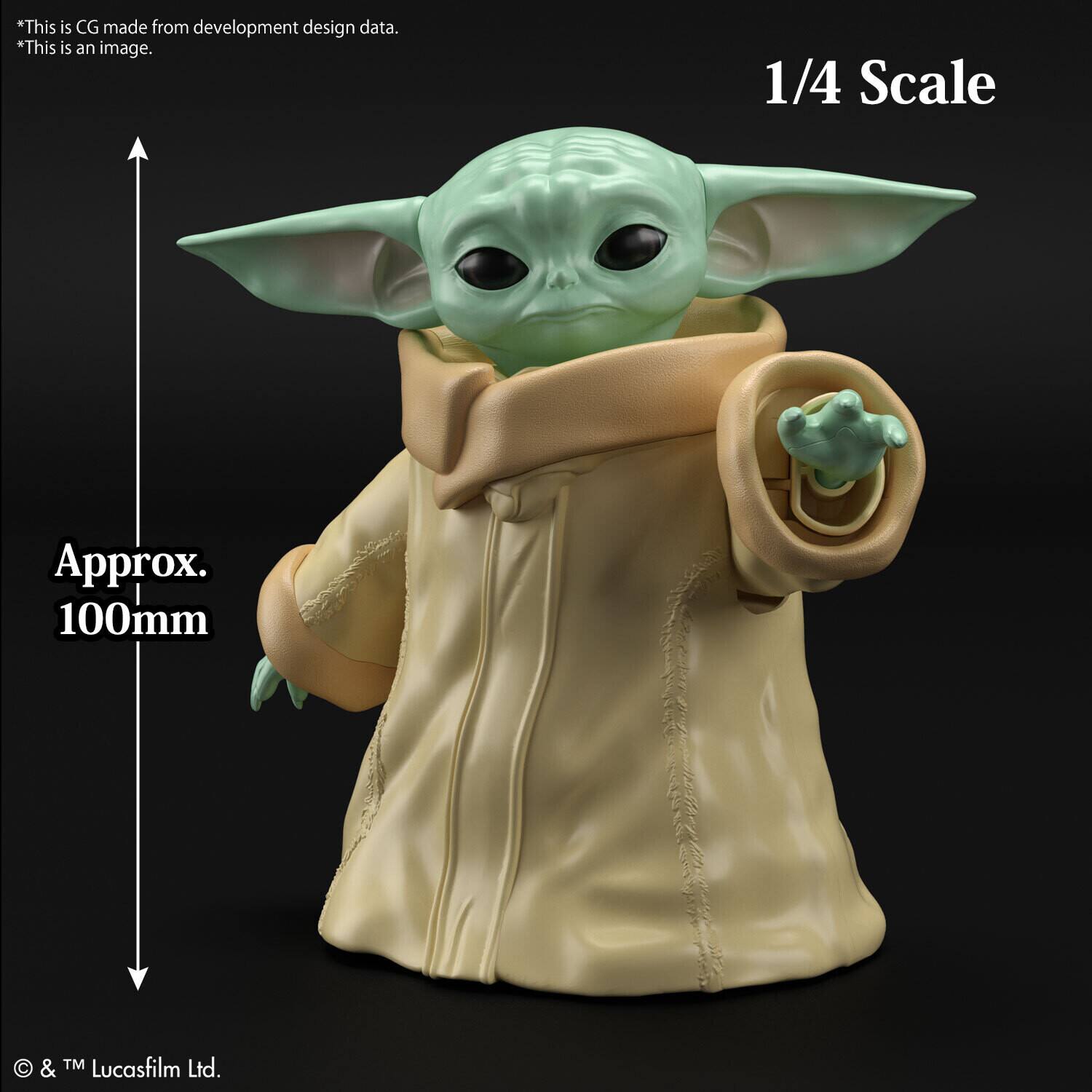 This is a CG made from development design data. This is an image. 1/4 Scale Approx. 100mm & TM Lucasfilm Ltd.