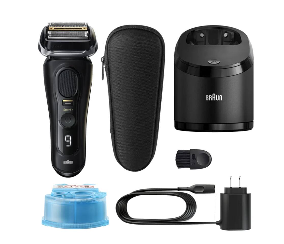 【domy 】BRAUN Series 9Sport+ 9350cc Braun Series 9 Sport + Electric Shaver with Clean and Charge