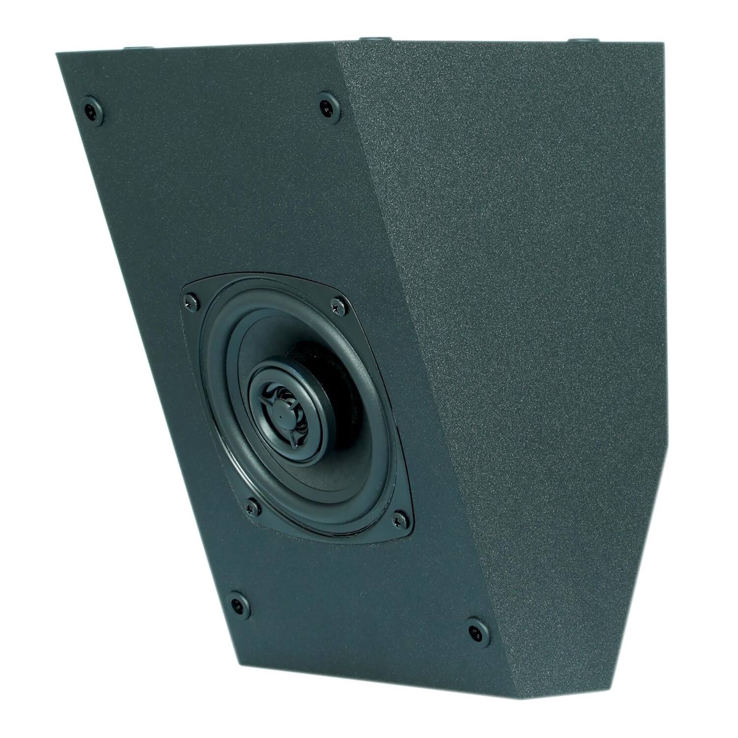 Alt View 2. BIC America - RtR Elite S2040 4.5" 100W Dual-Angle On-Wall Surround Speakers, Dolby Atmos Compatible, 8 Ohm - Matte Black.
