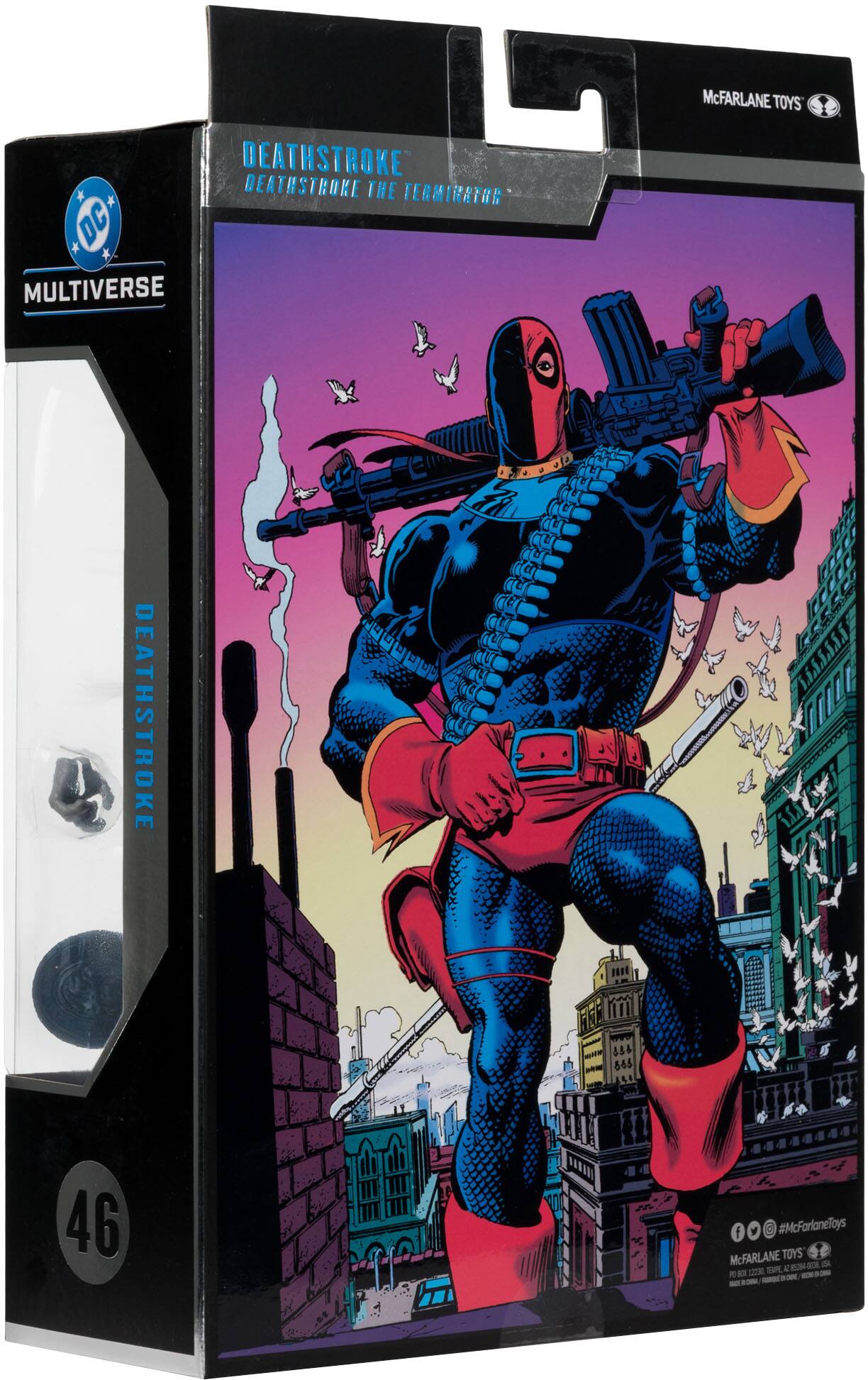 McFARLANE TOYS DEATHSTROKE DEATHSTROKE THE TERMINATOR * DC + MULTIVERSE DEATHSTROKE 46 f #McFarlaneToys McFARLANE TOYS - D 122 TAPE g  BO