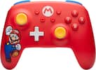 Front. PowerA - Wireless Controller for Nintendo Switch, Nintendo Switch 2 - Mario Joy.