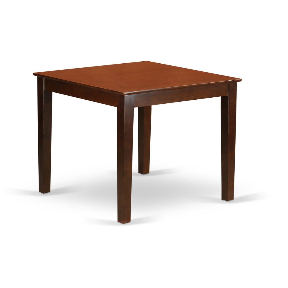 Angle. East West Furniture - Dining Room Set Mahogany - Brown.