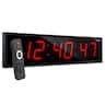 Large Digital Clock, 36" Led Wall Clock with Stopwatch, Alarms, Timer, Temp & Remote