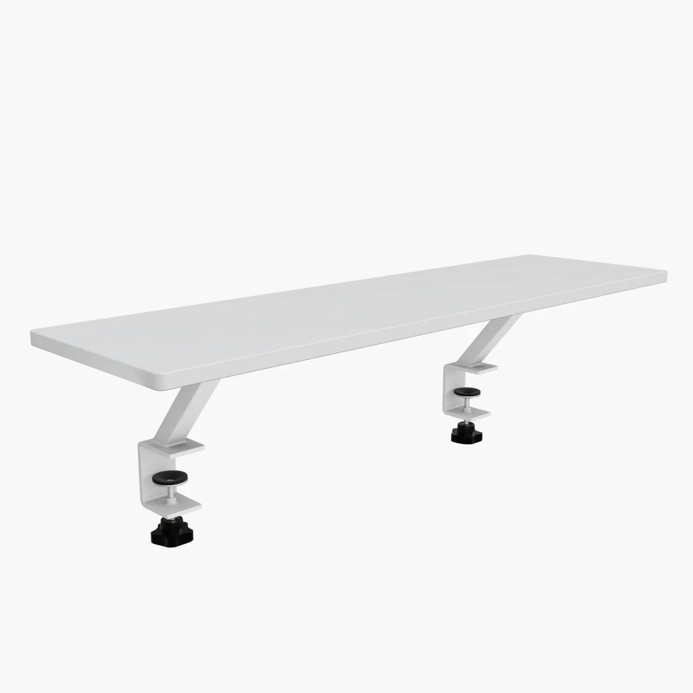 Left. Arozzi - Desk Riser - Small - White.
