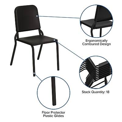 Ergonomically Contoured Design  
Stack Quantity: 18  
Floor Protector Plastic Glides