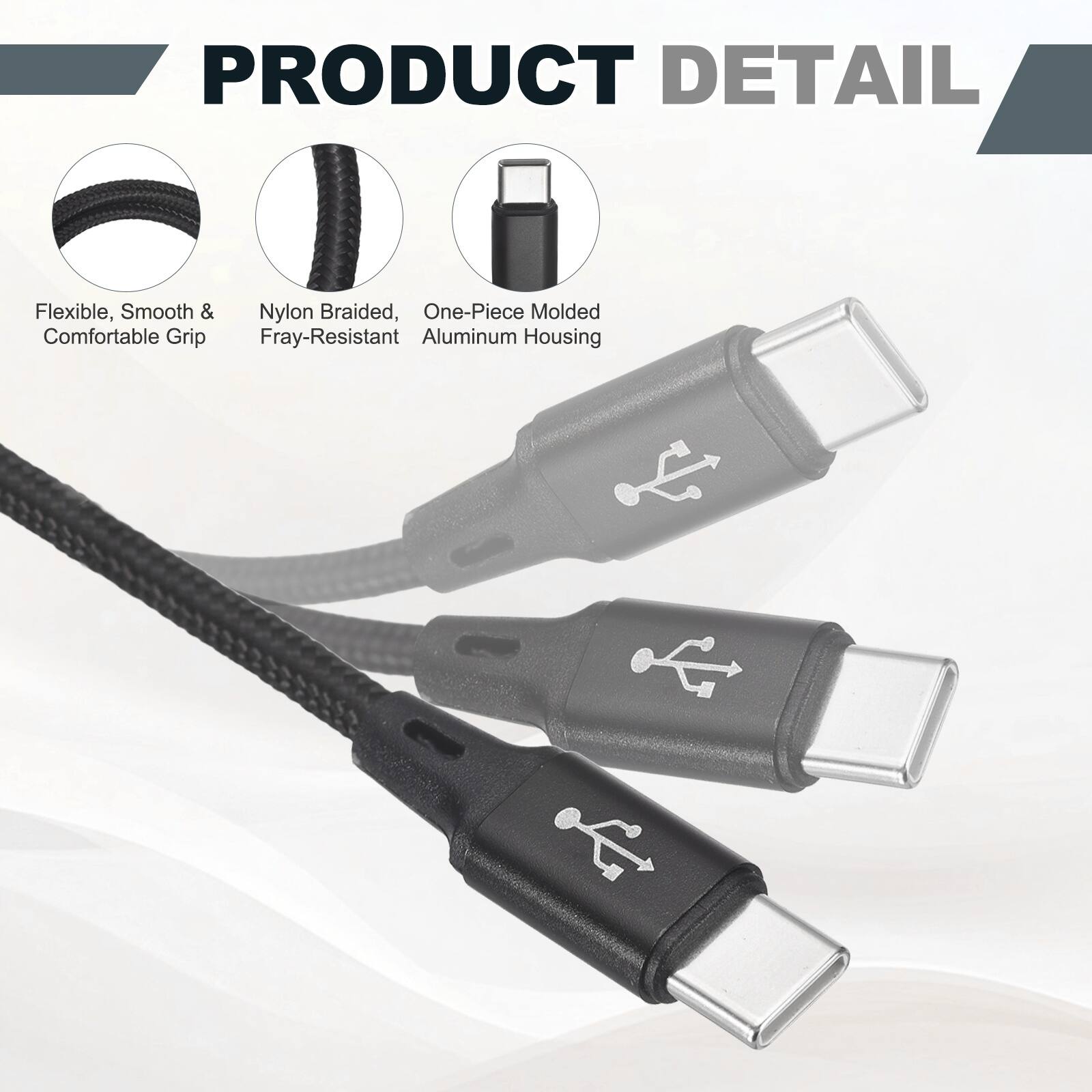PRODUCT DETAIL

- Flexible, Smooth & Comfortable Grip
- Nylon Braided, Fray-Resistant
- One-Piece Molded Aluminum Housing
