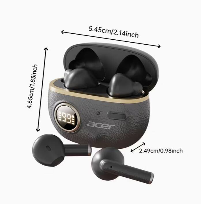 4.65cm/1.83inch  
5.45cm/2.14inch  
2.49cm/0.98inch