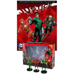 Eaglemoss DC Masterpiece Collection: Justice League Figurine Set - Flash, Green Lantern, Green Arrow