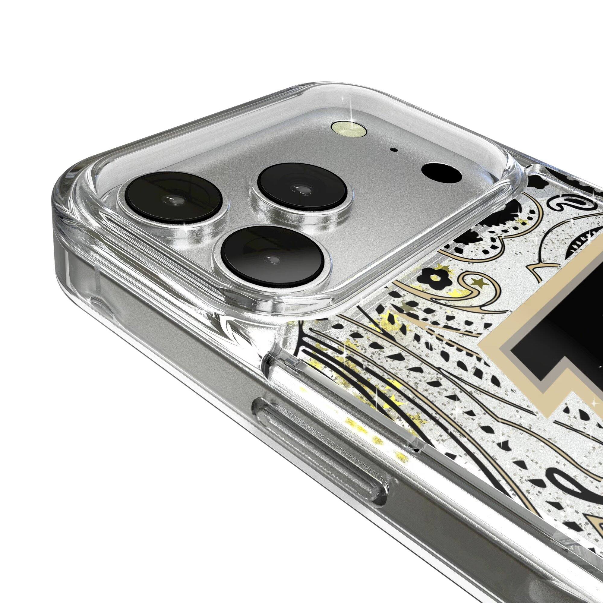 Alt View 2. Keyscaper - Purdue Boilermakers iPhone Glitter Paisley Design Case - 17 - Multicolor.