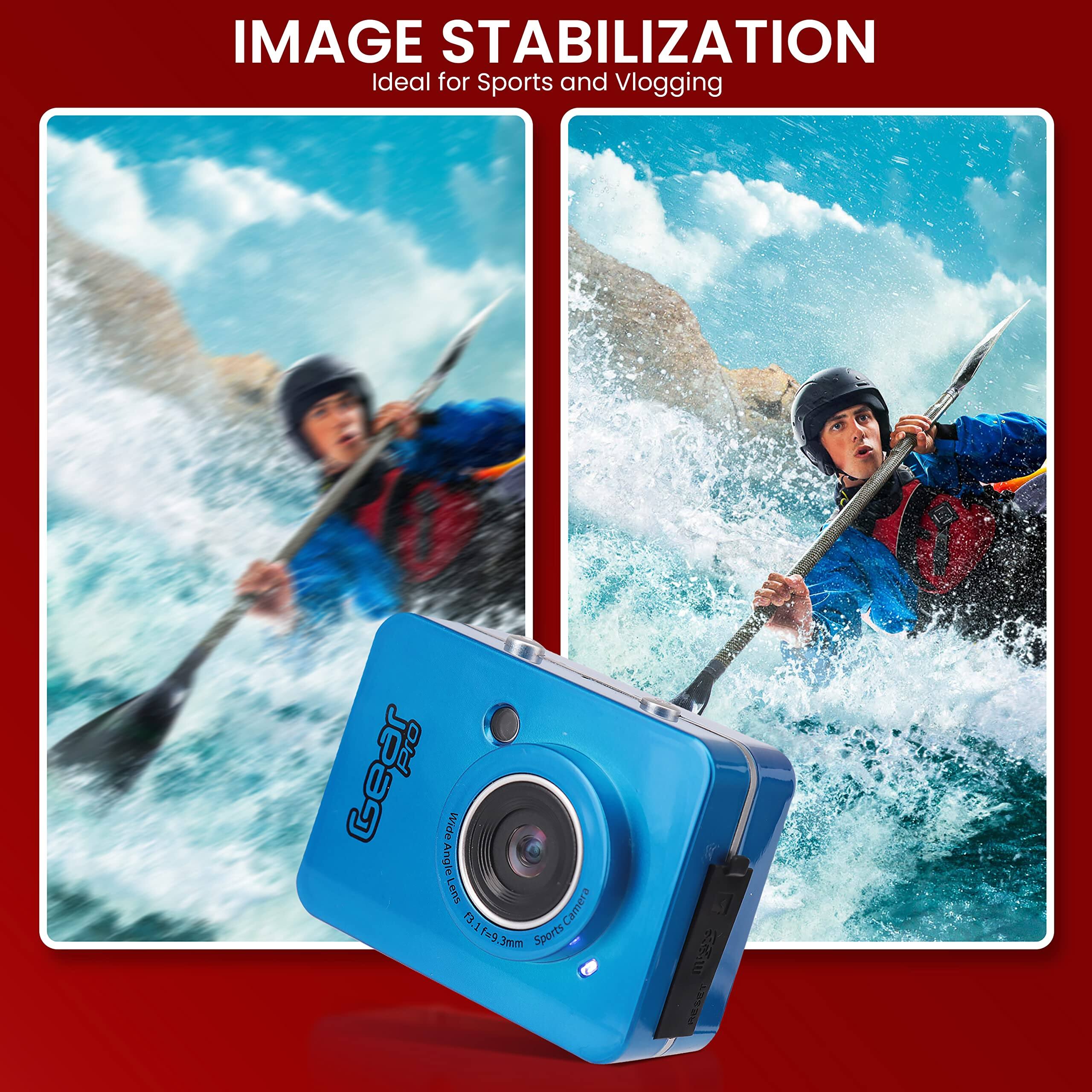 IMAGE STABILIZATION  
Ideal for Sports and Vlogging  

Wide Angle Lens  
13.2 Sports Camera  
03.17-9.3mm  
1w9 Sports Camera  
3mum E6