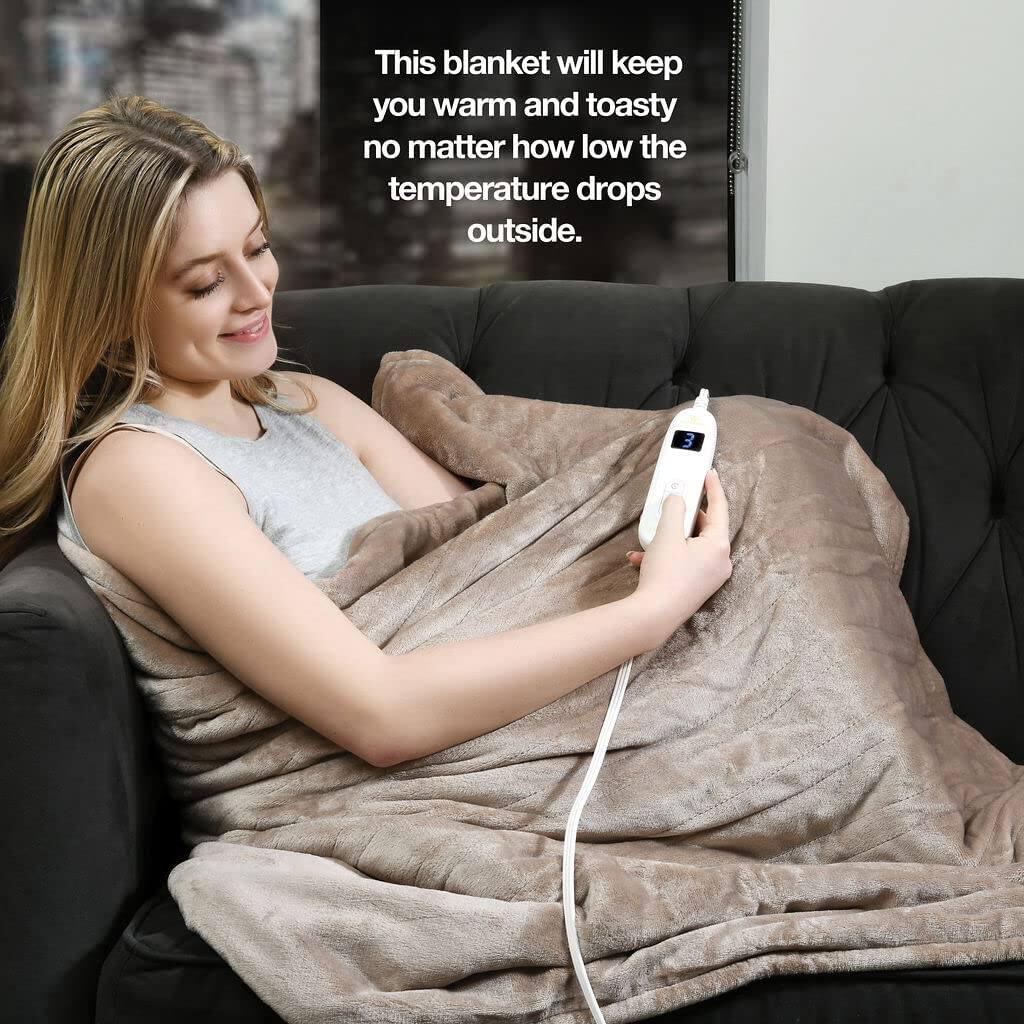 This blanket will keep you warm and toasty no matter how low the temperature drops outside.
