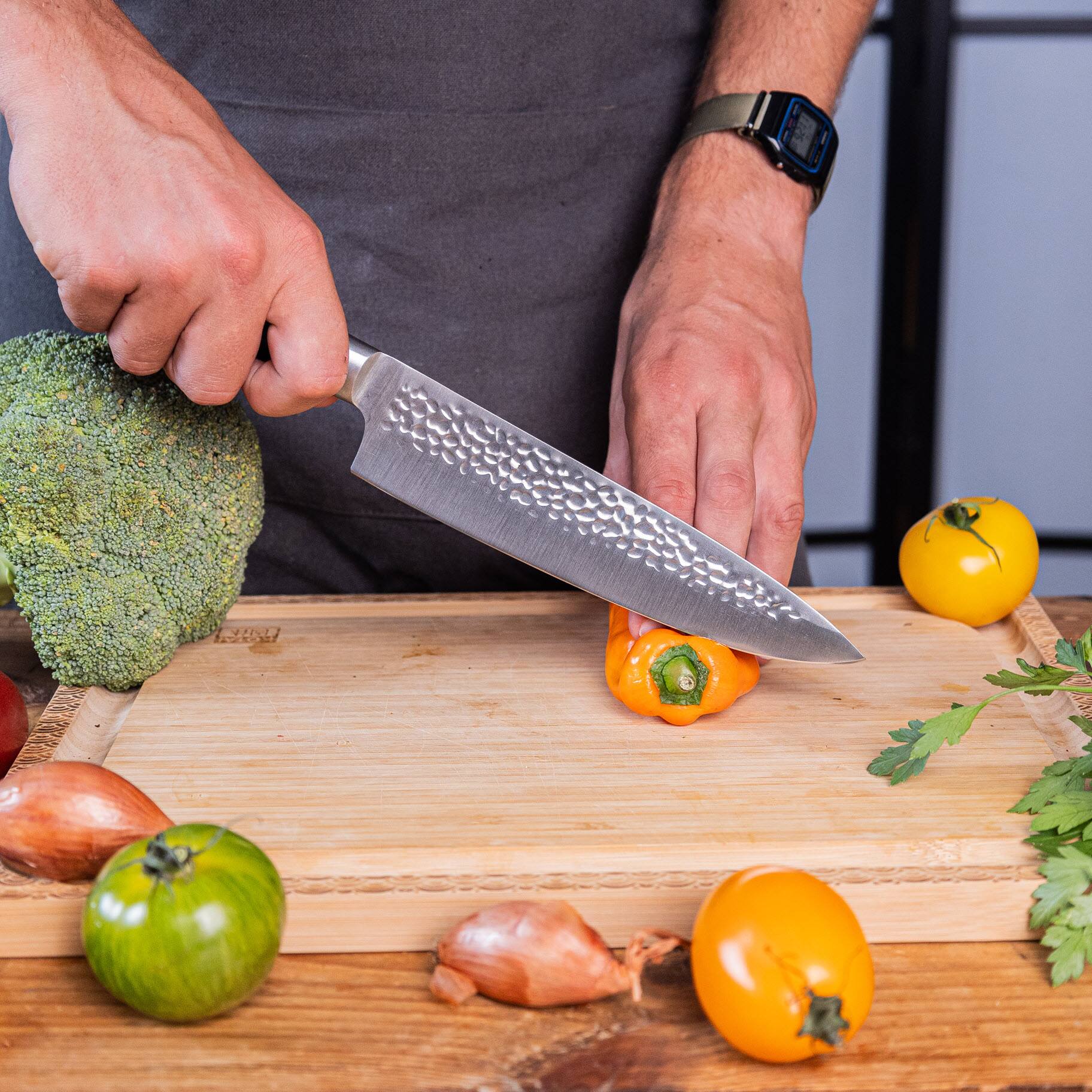 Alt View 1. KOTAI - Gyuto 8-inch Chef Kitchen Knife | PAKKA Collection.