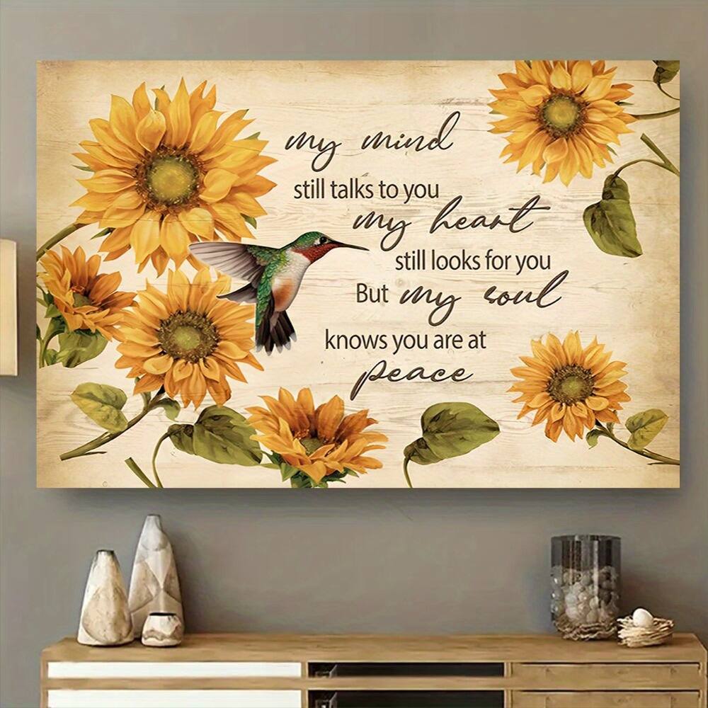 my mind still talks to you  
my heart still looks for you  
But my soul knows you are at peace