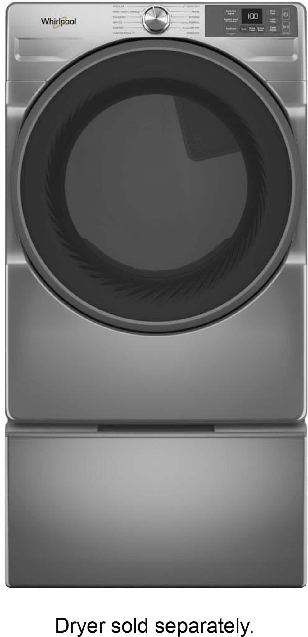 Whirlpool dryer sold separately.