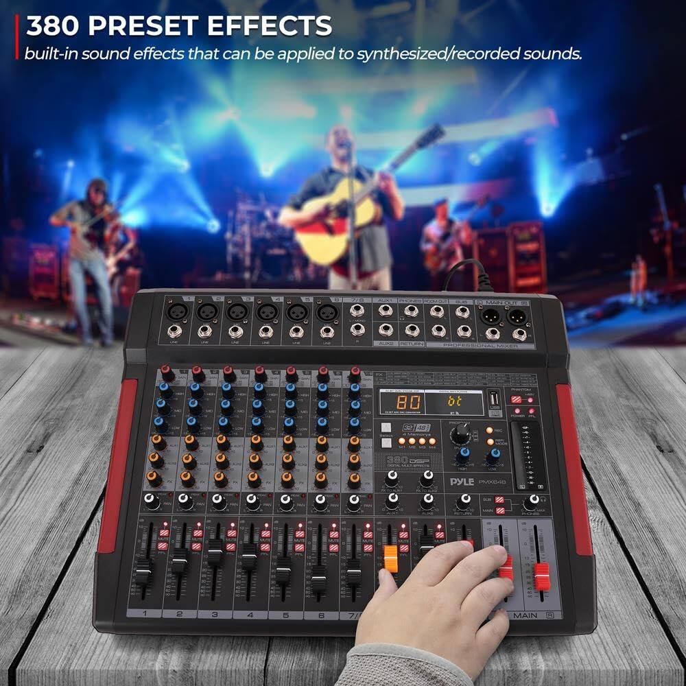 380 PRESET EFFECTS  
built-in sound effects that can be applied to synthesized/recorded sounds.