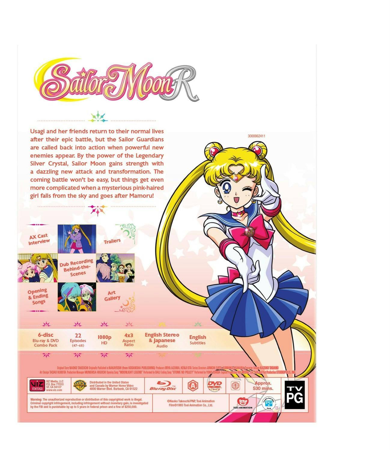 Back. Sailor Moon R: Season 2 Part 1 Standard Edition [Blu-ray].