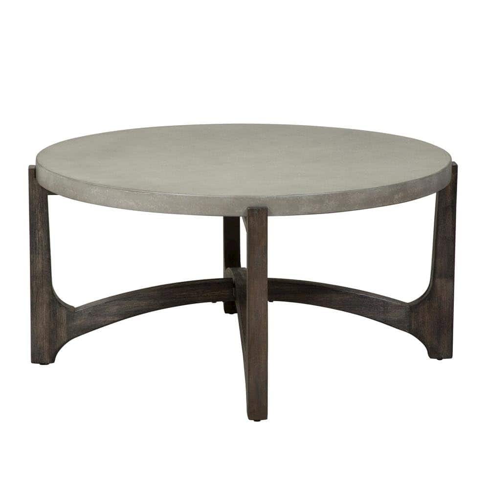 Starlight Canyon Home - Round Cocktail Table – Stylish Living Room Center Table for Living Room - Brown price history on PriceWatchPro