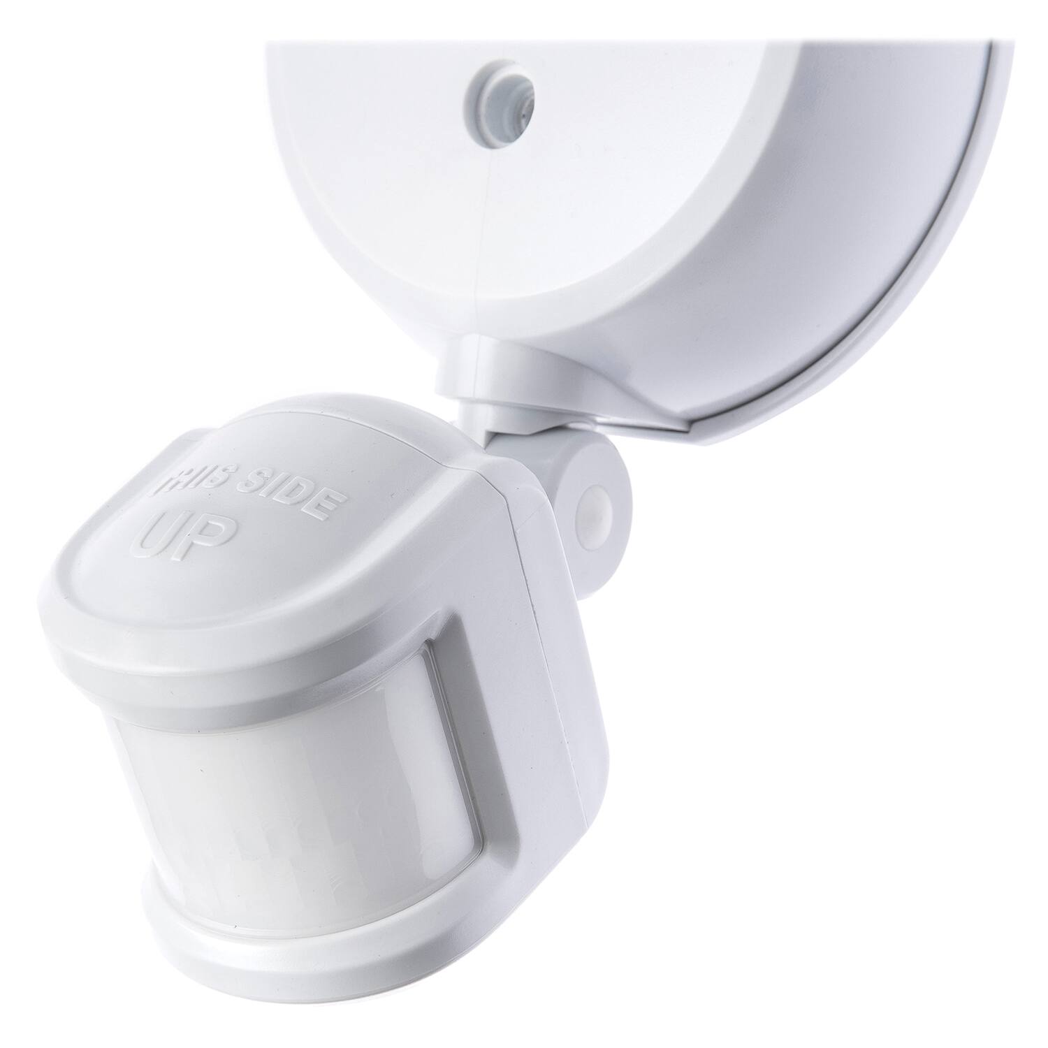 Alt View 7. Home Zone Security - SMD 240° 3-Light Motion-Sensing Linkable LED Flood Light, 5,000 Lumens - White.