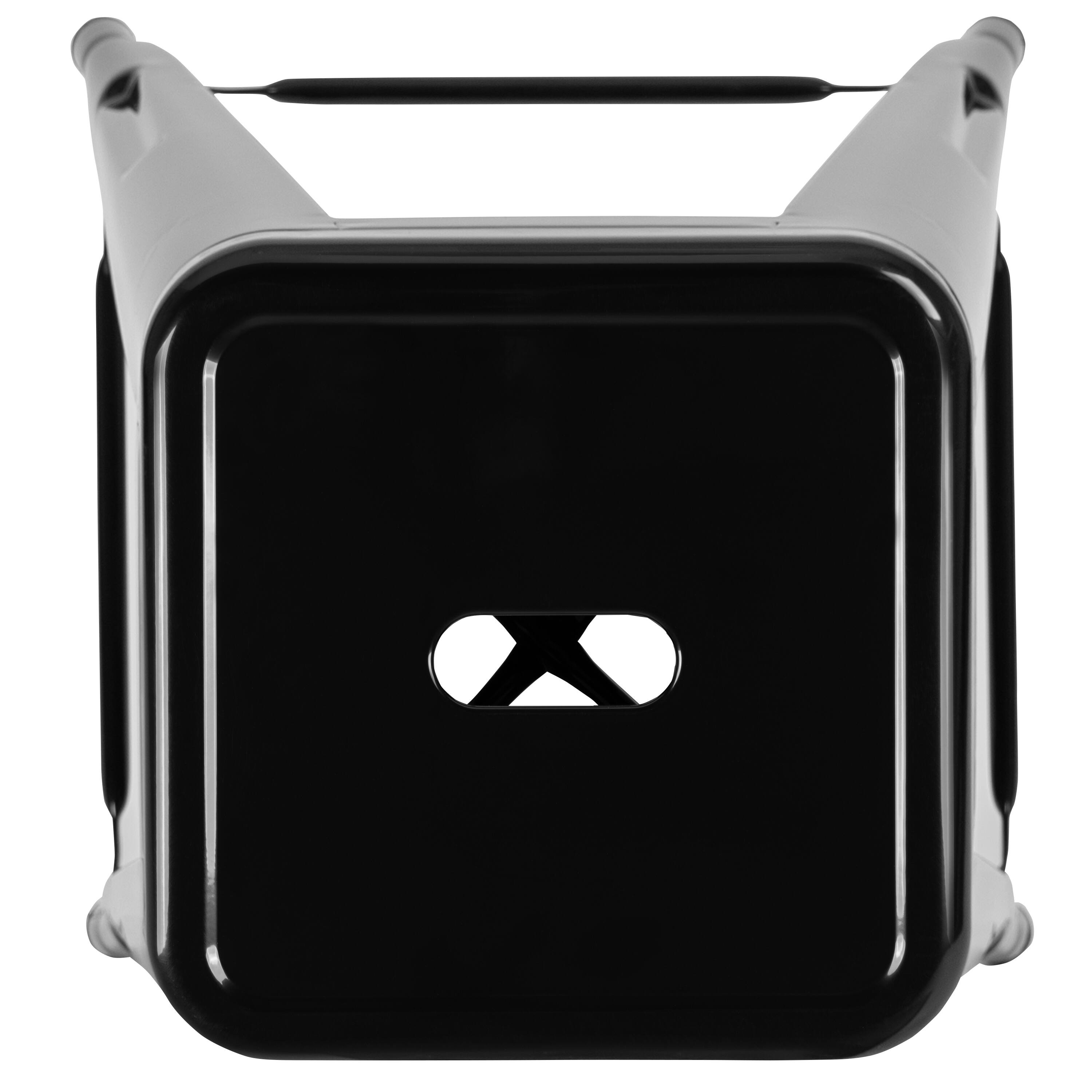 Alt View 7. Emma + Oliver - 4 Pack 24" High Metal Indoor Counter Bar Stool - Stackable Stool - Black.