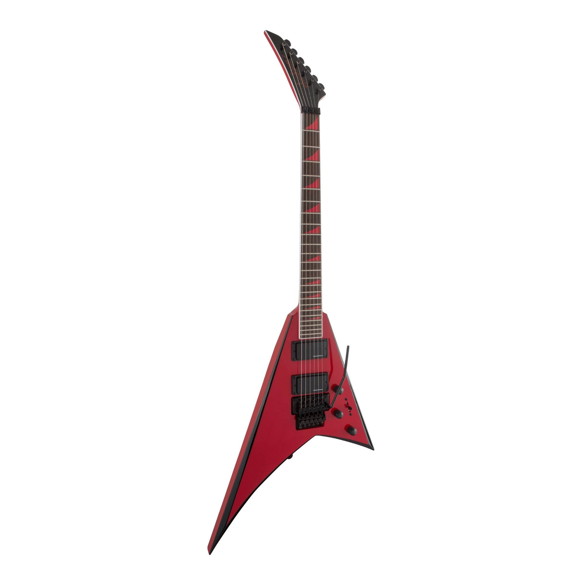 Left. Jackson - Jackson X Series Rhoads RRX24 HH with Laurel Fingerboard (Red with Black Bevels).