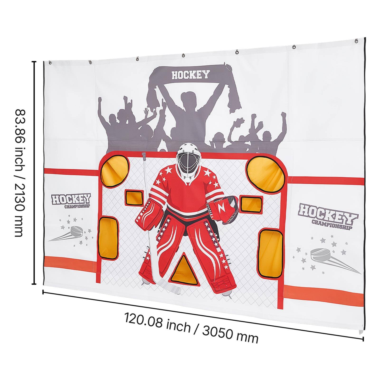 HOCKEY 83.86 inch / 2130 mm  
HOCKEY CHAMPIONSHIP 120.08 inch / 3050 mm