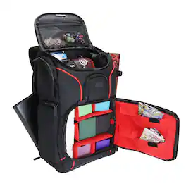 USA Gear - Magic the Gathering Backpack with Customizable Interior - Red
