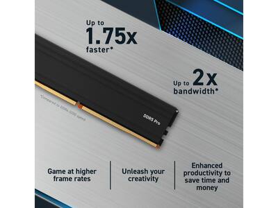 Crucial Pro 48GB (2 x 24GB) DDR5 6000 (PC5 48000) XMP 3.0 & AMD Crucial Pro 48GB (2 x 24GB) DDR5 6000 (PC5 48000) XMP 3.0 & AMD