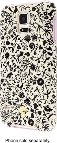 Front. Anna Sui - Case for Samsung Galaxy S 5 Cell Phones - Cream/Black.