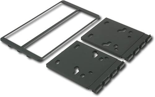 Angle Standard. Scosche - Double DIN Mounting Kit for Select Ford Vehicles.